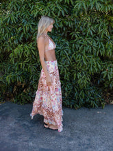 Aralina Drop Waist Printed Leopard Tiered Frill Maxi Skirt